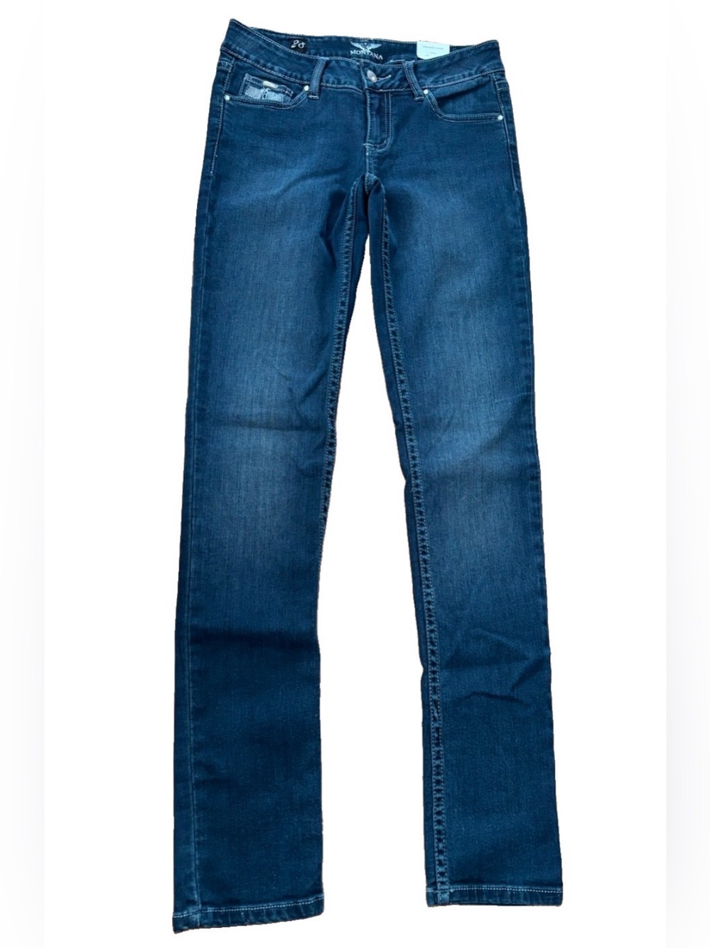 Montana Juniors Embellished Stonewashed Jeans - 28 Slim